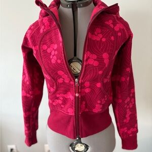 Lululemon Athletica Red Bomber Jacket Dynamic Design